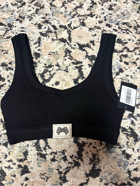 Darc Sport Other - SHE Darc Black Ribbed Scoop-Neck Bralette - Size XS